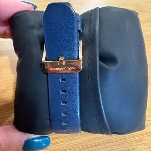 Karl Lagerfeld | Accessories | Karl Lagerfeld Navy And Gold 